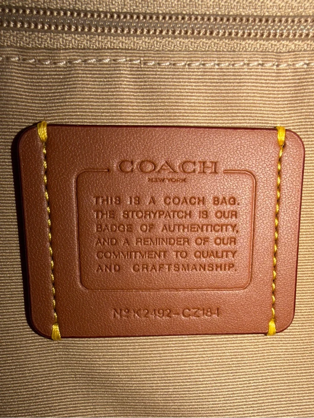 COACH Laurel in Embossed Leather